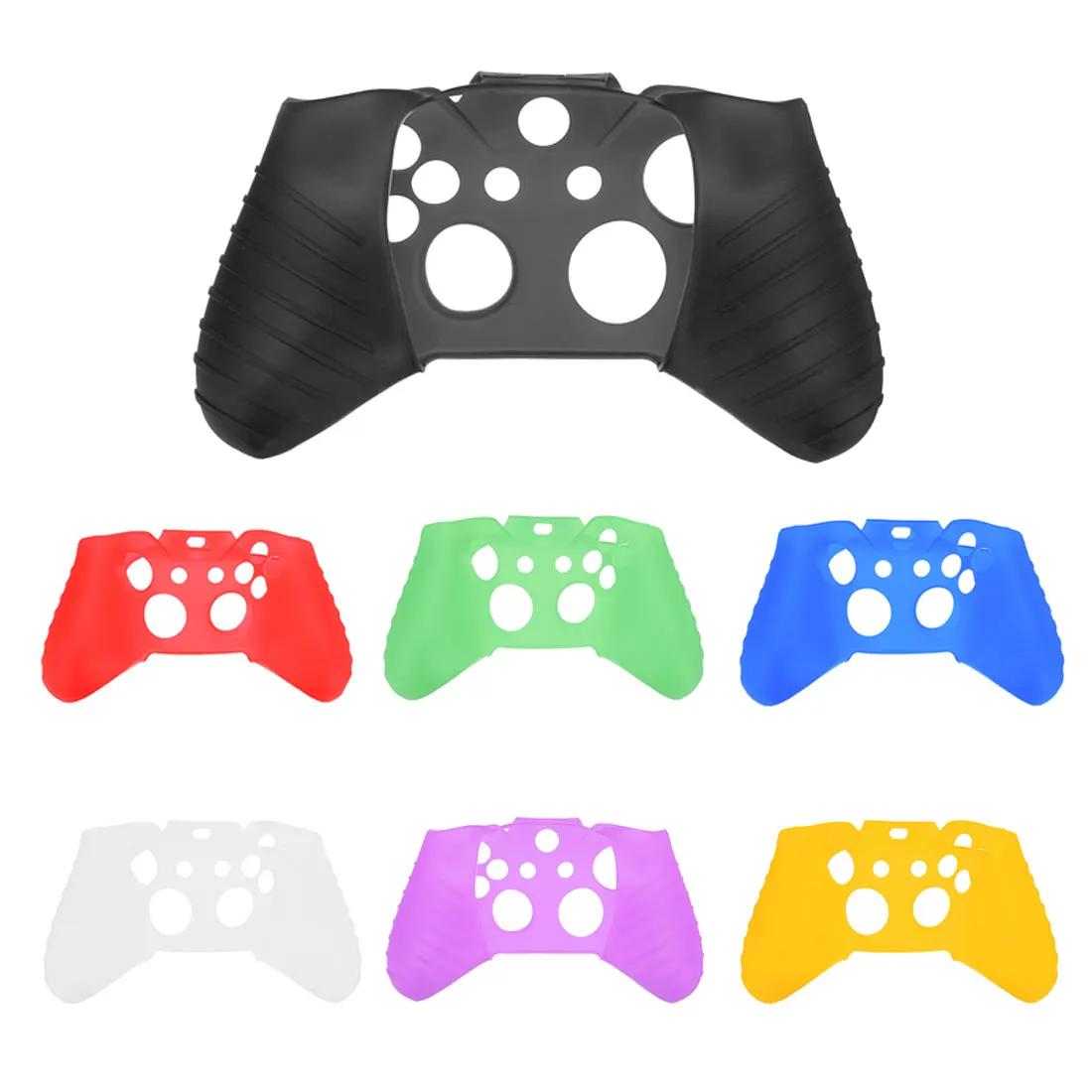 Силиконовый чехол для контроллера X box One S защитный геймпада нескользящий