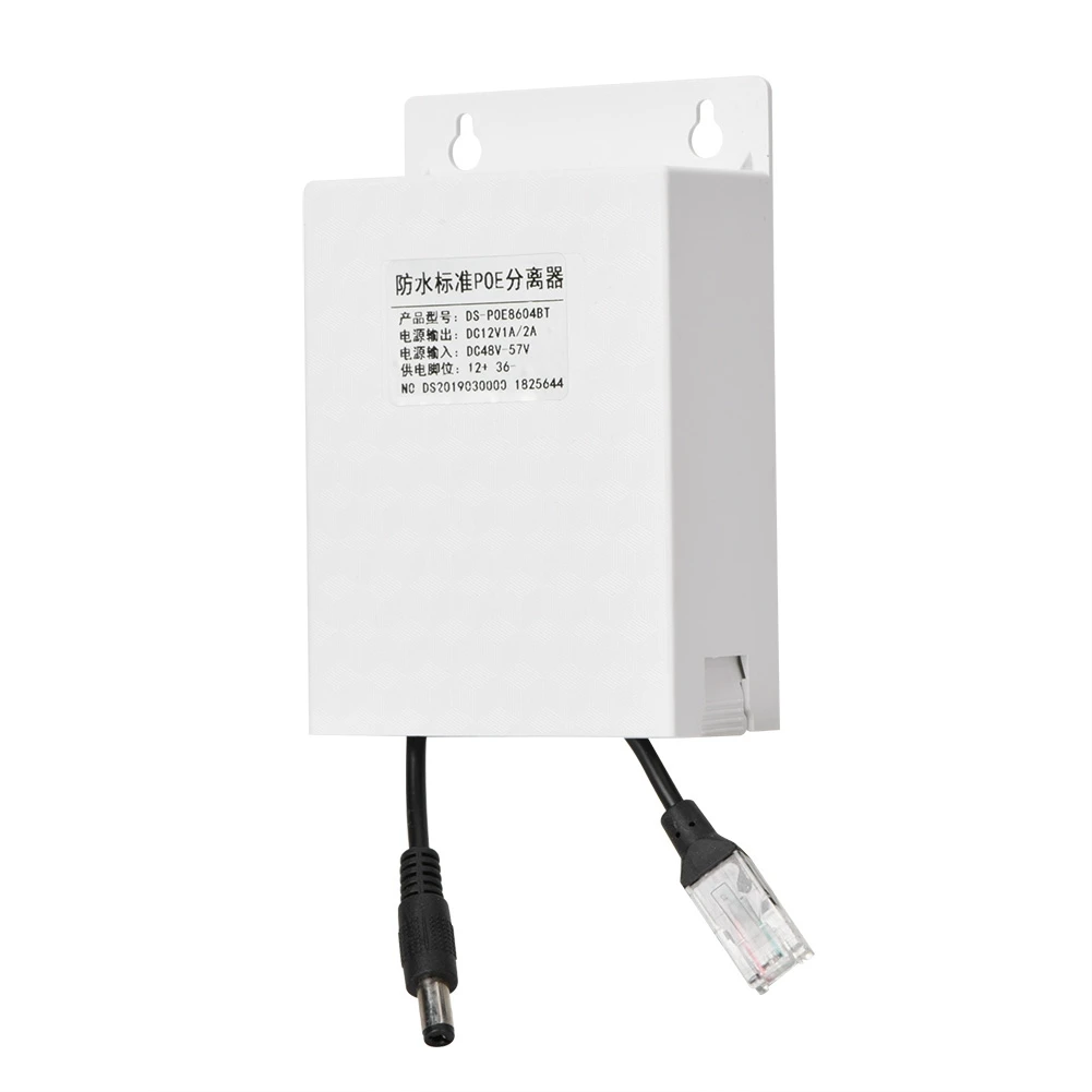 

DC 38-60V 48V to 12V Power Over Ethernet Passive POE Splitter Adapter Insulation Module Waterproof