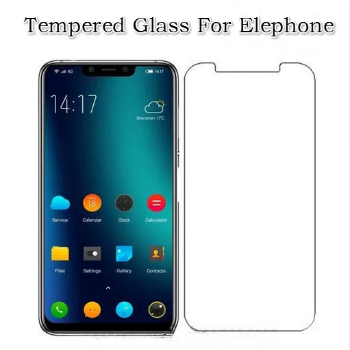 

Clear Tempered Glass Film For Elephone A6Mini A4 P8000 S8 P8 Mini Screen Protector For Elephone A5 Lite Protective Tempered Film