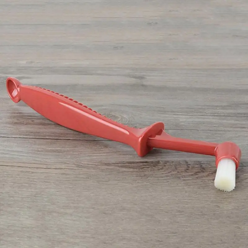 

Double Head Anti-scald Handle Coffee Machine Cleaning Brush Spoon Cleaner Coffee Grime Cleaning Tool