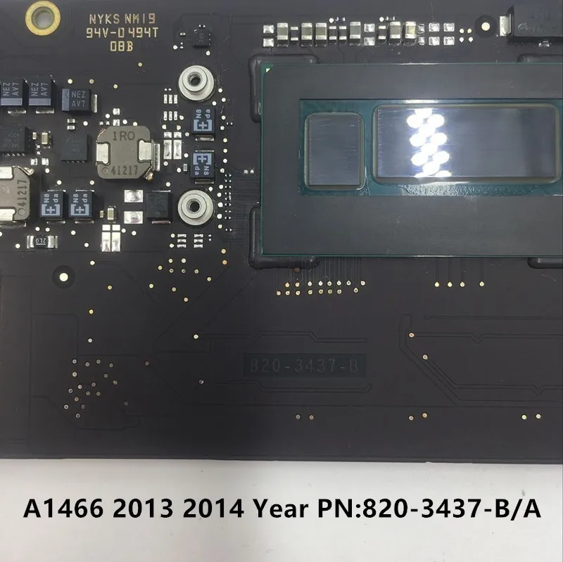 Материнская плата A1466 для MacBook Air материнская ноутбука 13 дюймов 1466 2013 2017 i5 i7 4 ГБ 8 820