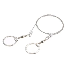 Наружное аварийное оборудование, набор инструментов для выживания, Проволочная пила из нержавеющей стали, ручные карманные Проводные пилы для кемпинга, походов, охоты