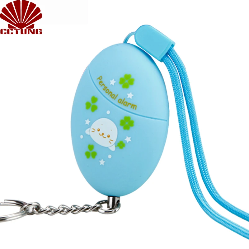 Portable 120db Self Defense Personal Sound Alarm Emergency Personal Alarm Battery Built-in To Help Scare Off Fashion Decoration