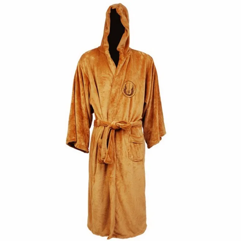 

Star Wars Jedi Knight Cosplay Robe Cape Black Warrior Darth Vinda Jedi Knight Cloak Women Men Soft Flannels Bathrobe Hoodie