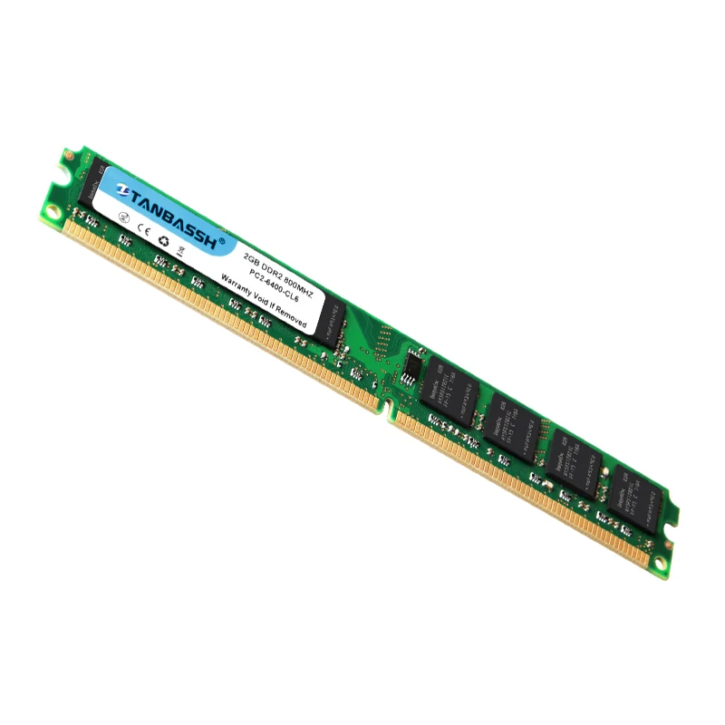 Ddr2 4 Гб(2 шт. X2GB) 2 Гб оперативной памяти 800 МГц PC2-6400U 240Pin 1,8 V CL6 Desktop Memory tanbassh