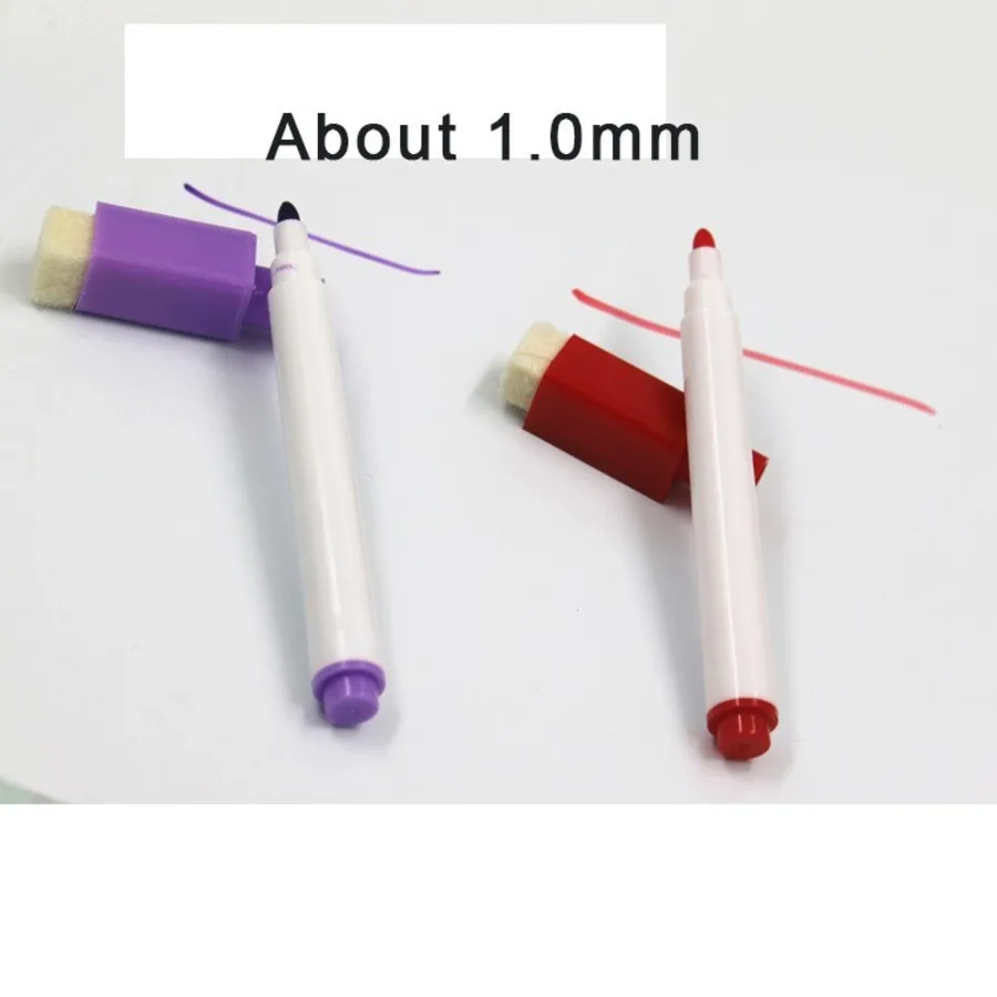 8 шт./лот нетоксичный магнитно-стирающаяся ручка для белой доски поставляется с резиновая магнитная доска домашнего обучения ручки управления ручка