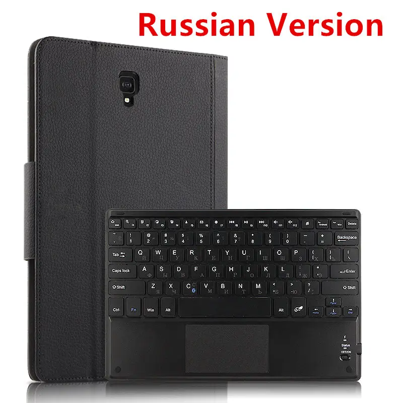 Чехол для Samsung Galaxy Tab S4 10 5 Bluetooth клавиатура защитный чехол из искусственной кожи