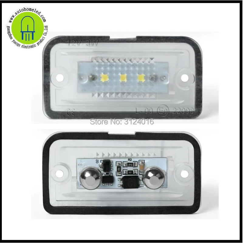 

2PCS x dahosun LED License Lamp for Benz W209 W203 R230 C209 A209