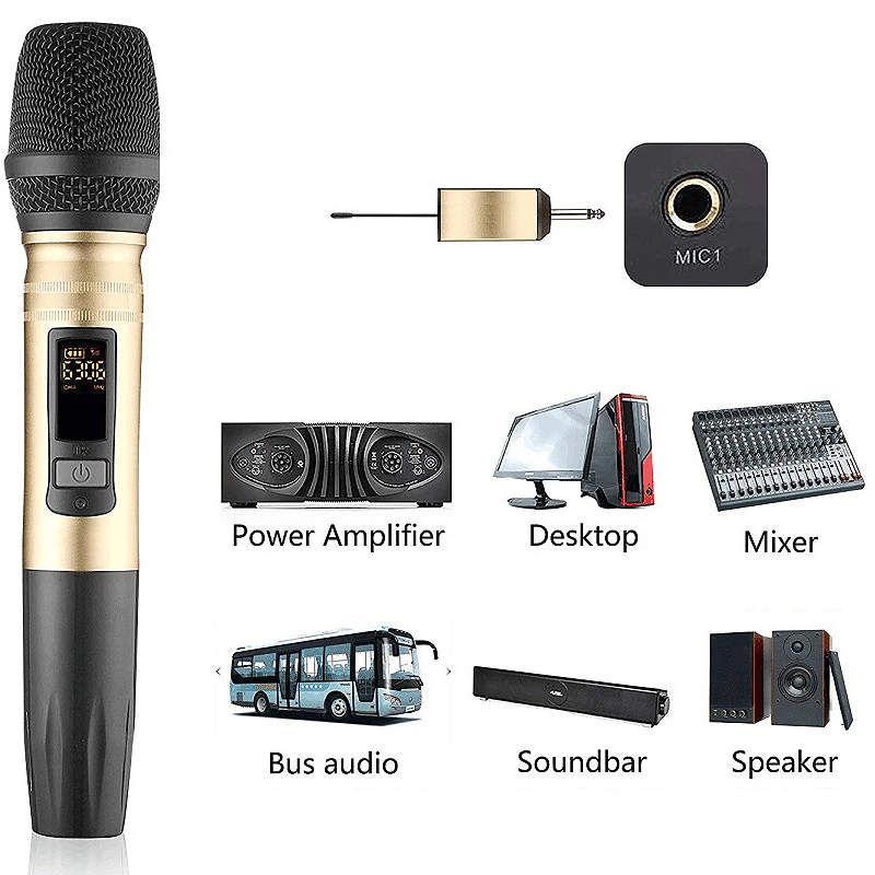 MOCH-Ux2 مكبر صوت لا سلكي ذو تردد فوق العالي نظام المحمولة Led Mic Uhf المتكلم مع المحمولة Usb استقبال ل Ktv Dj خطاب مكبر للصوت إعادة MOCH-Ux2 مكبر صوت لا سلكي ذو تردد فوق العالي نظام المحمولة Led Mic Uhf المتكلم مع المحمولة Usb استقبال ل Ktv Dj خطاب مكبر للصوت إعادة
