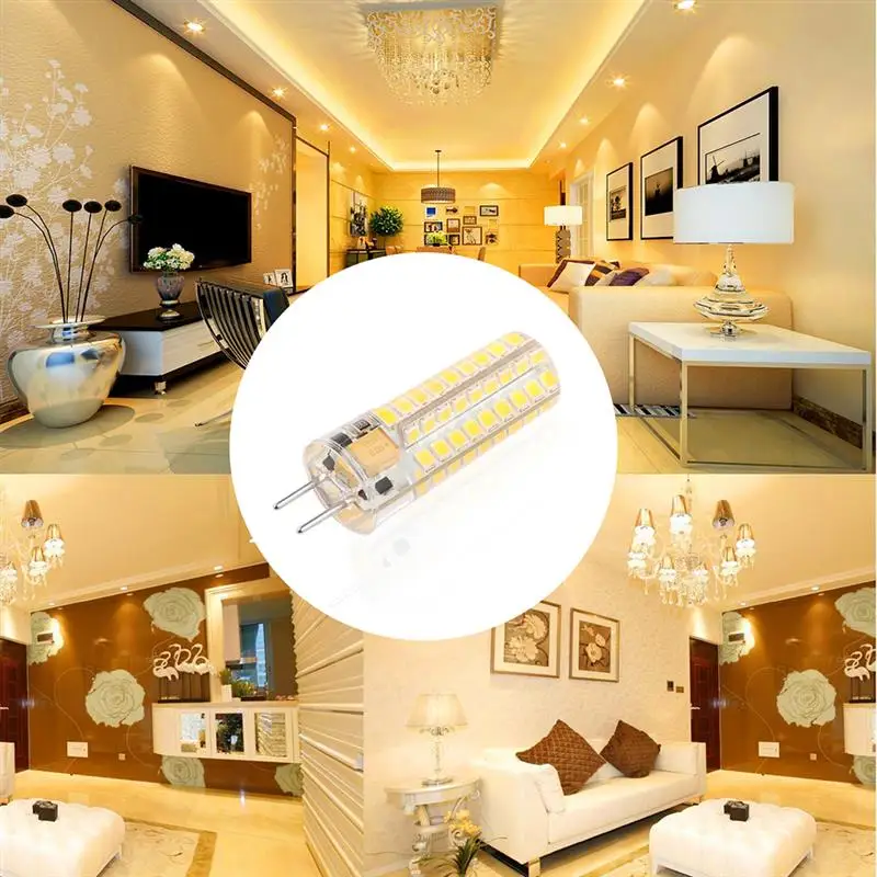 

Lemonbest 12V G6.35 72-LED Bulb Light 7W SMD2835 Silicon Warm White Equivalent to 60W Halogen Lamp for Home Shop Office Lighting