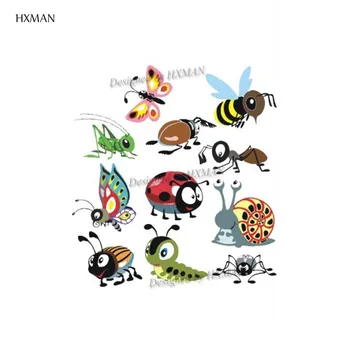 

HXMAN Cartoon Animals Temporary Tattoo Sticker Waterproof Women Fashion Fake Body Art 9.8X6cm Kids Hand Tattoos Hot Design A-373