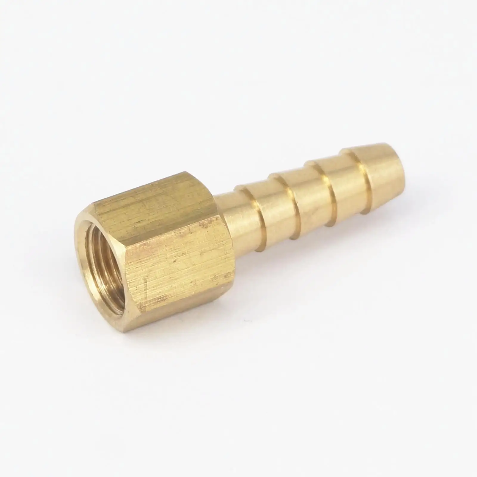 1/4 "NPT Женский x 1/8" шланг колючий хвост латунь топливные Фитинги Инструменты для наращивания волос адаптеры сим карт Макс давление 229 PSI