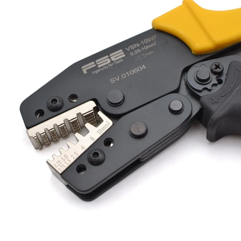 VSN 10WF 10 мм 23 7AWG высокое качество точность провода разъем обжимной щипцы для