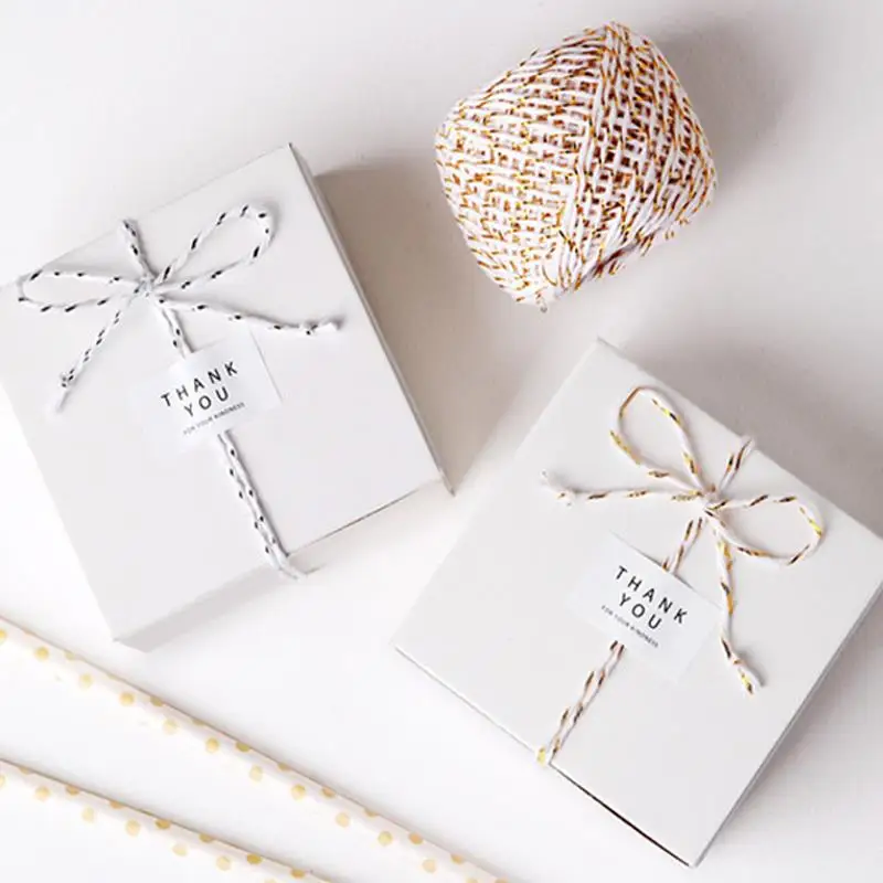 

Birthday Party Tags Wrap Decoration Party Supplies 20m 4colors Natural Paper Rope Gift Box String Rope Floral Craft Wedding