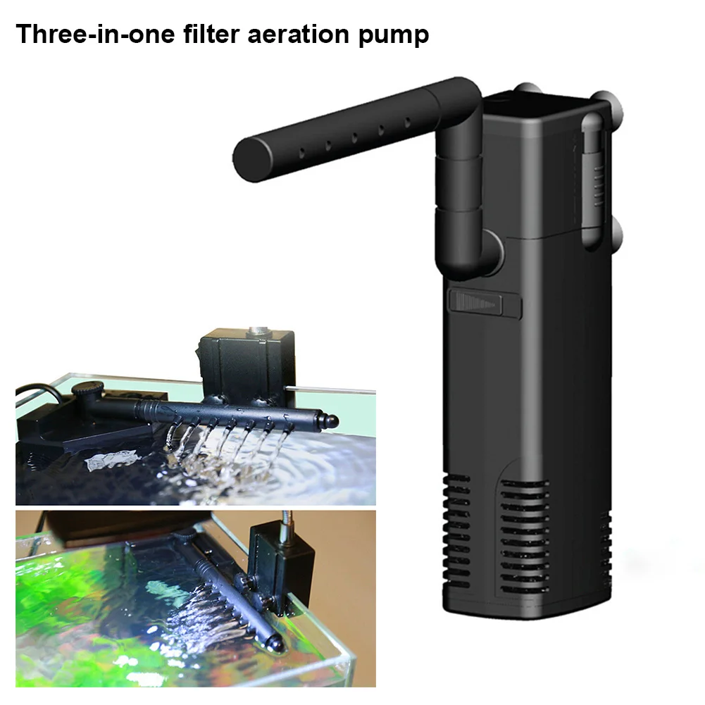 

Aquarium Filter Pump Plastic Mute Internal Corner Fish Tank Water Pumps EU Plug WXV Sale