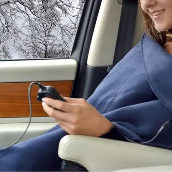 

150x110cm Car Heating Blanket Energy Saving Warm 12V Car Autumn Winter Electric Blanket With 3 Levels Position Control Blanket