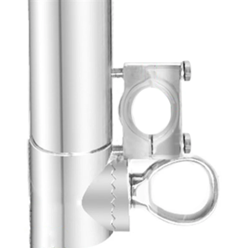

360 Degree Adjustable Removable Multi Directional Rail Mount Stainless Steel 316 Fishing Rod Holder For Rail 25Mm To 32Mm Boat