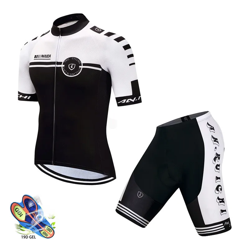 2019 برو فريق الدراجات جيرسي مجموعة الرجال دراجة مايوه MTB سباق روبا Ciclismo الصيف جاف سريعة دراجة الملابس