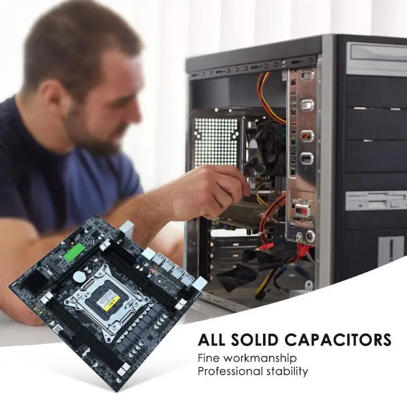 X79 E5 Desktop Computer Mainboard 2011 Dual Channels RECC Gaming Motherboard CPU Platform Support Support i7 Xeon Octa Core LGA