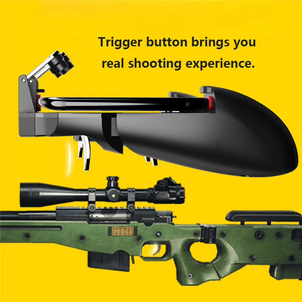 PUBG Joystick Controller Turnover Button Gamepad for PUBG IOS Android Six 6 Finger Operating Gamepa
