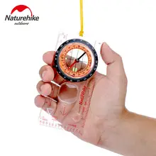 Naturehike multifuncional ao ar livre genuíno com escala de viagem por caminhada bússola anti-choque impermeável caminhadas escalada bússola