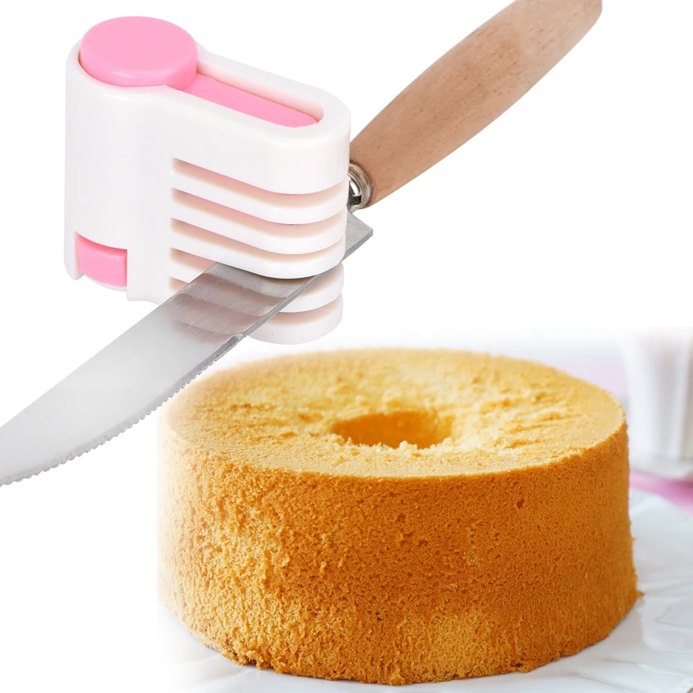 

2 Pcs Cake Cutter Slicer Sharpener Cake Layering Immobilizes