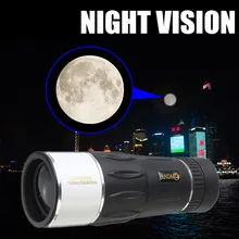 35x95 WA ночного видения Монокуляр телескоп HD прицел Регулируемый широкий угол Охота черный+ белый черный высокий светильник пропускания