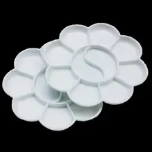 10 сеток художественная краска лоток для рисования цветовые палитры для масла большой круглый искусство альтернатива краски лоток художника