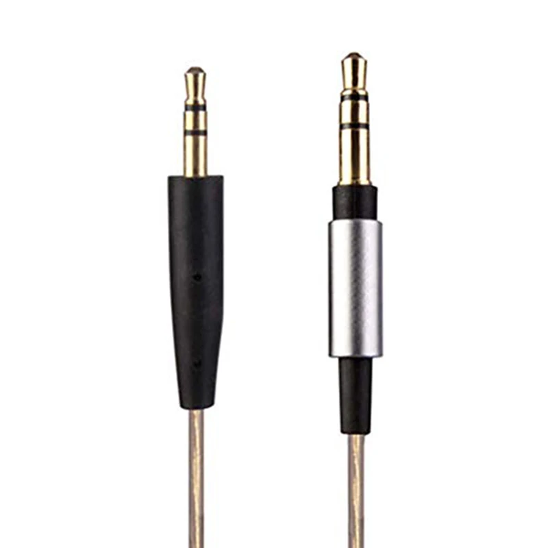 OKCSC EXK450 for K450 Audio Replacement Cables 3 5mm Male Headphone K451 K452 Q460 K480 Silver Plated With Mic Button Control