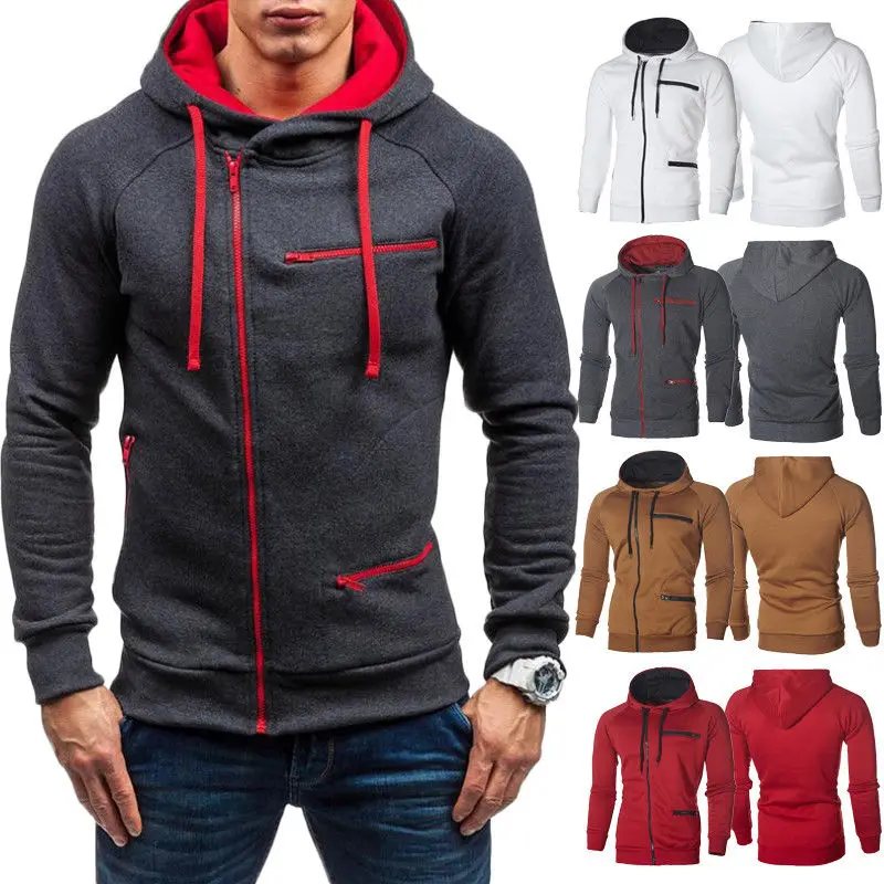 Men's Autumn Winter Hoodie Hooded Sweatshirt Coat Jacket Outwear Jumper Men Warm Jacket Men's Autumn Winter Hoodie Hooded Sweatshirt Coat Jacket Outwear Jumper Men Warm Jacket