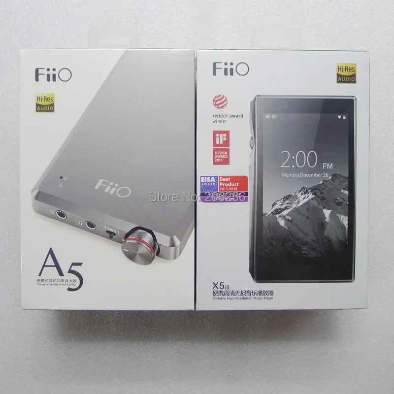 Комплект продажи FiiO Портативный высокого разрешения музыкальный плеер X5 3rd X5III и