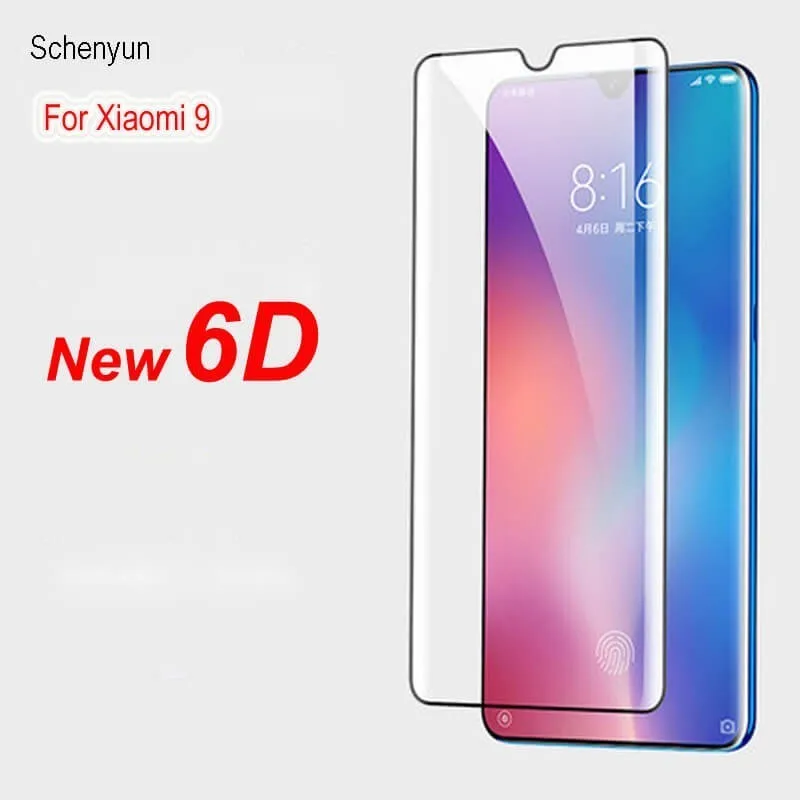 Защитная пленка 6D для Xiaomi mi 9 SE 8 Lite x 3 2s A2 Note 6 Pro Pocophone F1 из закаленного стекла Red 7