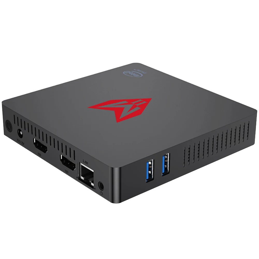 MII Intel Apollo Lake N3350 Mini PC HD Графика 4 Гб LPDDR4 64 Встроенная память 2 4G + 5 8G Wi Fi 1000 Мбит USB 3 0