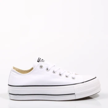 

CONVERSE PLATAFORMA CHUCK TAYLOR ALL STAR Lift White Women Sneaker Canvas Rubber Sport Flat Laces Causal Footwear 67576