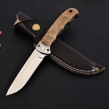 

OWL OD028 Camping Outdoor Fixed Blade Knife Shadow Wood Small Hunting Tactical Knife Camping Straight Knives Tool