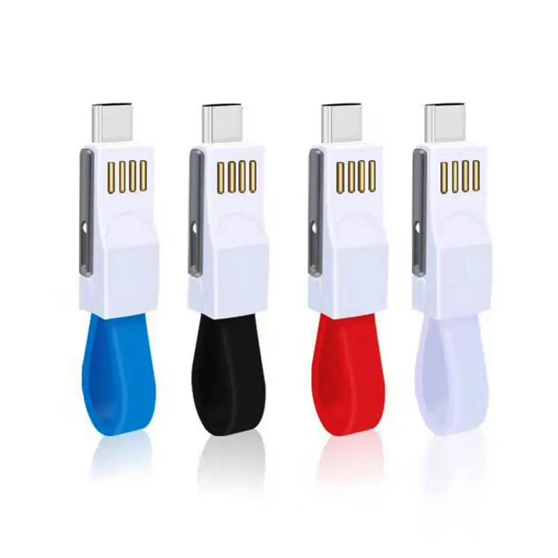 3 в 1 брелок для передачи данных Универсальный USB Магнитный зарядный кабель IPhone