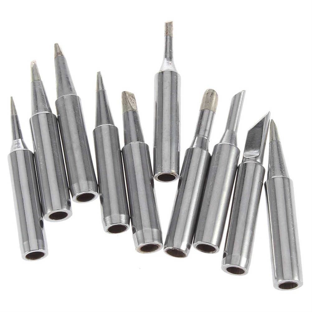 10pcs Different Lead free Solder Soldering Iron Tips 900M T for Hakko