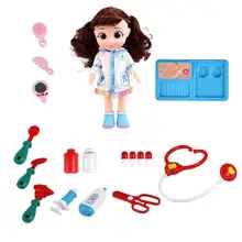 ABS электрическая игрушка «Доктор» набор безопасной имитации куклы ролевые игры дети играющие игрушки медицинский игровой набор ролевые игры Детская кукла