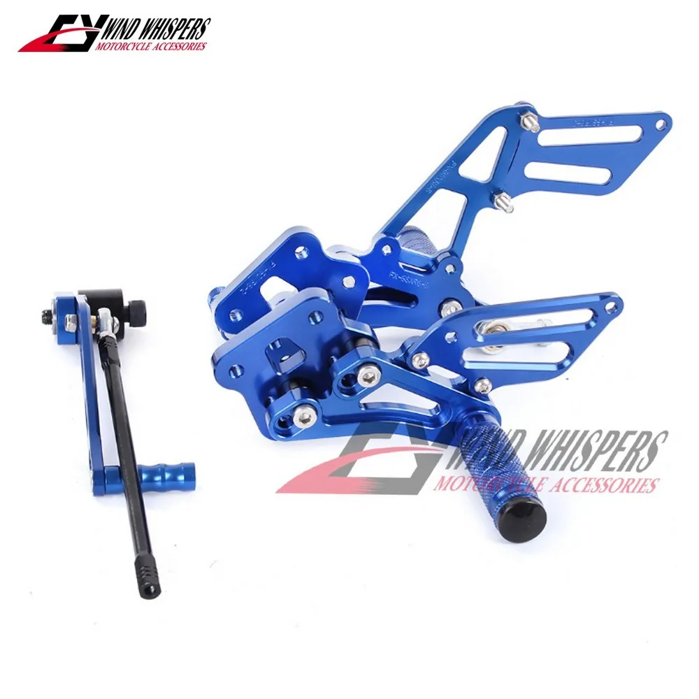 

Motorcycle CNC Adjustable Rearset Footpeg Foot Pegs Rear Sets For Suzuki GSXR600 GSXR750 2006-2010 K6 K8 GSXR 600 750 GSX-R