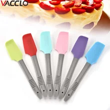 Vacclo 1 шт. нож для масла и сыра десертное варенье-разбрызгиватель крема S Размер Slicone нож s высокая температура торт шпатель инструмент для выпечки