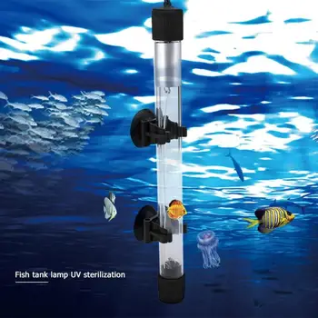 

13W UVC Light Sterilizer UV Lamp Water Disinfection Tube Light Submersible Lamps бактерицидная лампа Aquarium Fish Tank Pond
