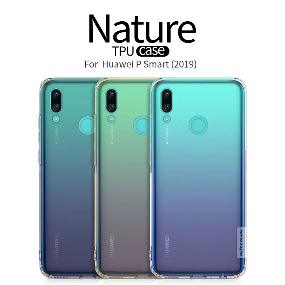Чехол NILLKIN для Huawei P Smart 2019 чехол (2019) силиконовый серии Nature мягкая задняя крышка из