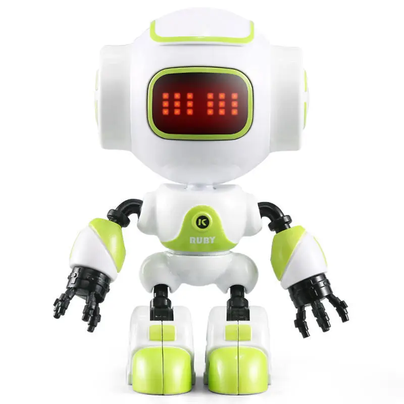 JJRC R9 RUBY Touch Control DIY Gesture Mini Smart Voiced Alloy Robot Toy RC Robot For Children Kids Birthday Gifts Present