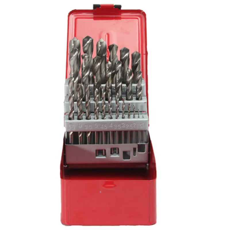 

38 Pcs/Set Pro 1mm-13mm Twist HSS High Speed Cobalt Steel Metric/Drill Bits Tool