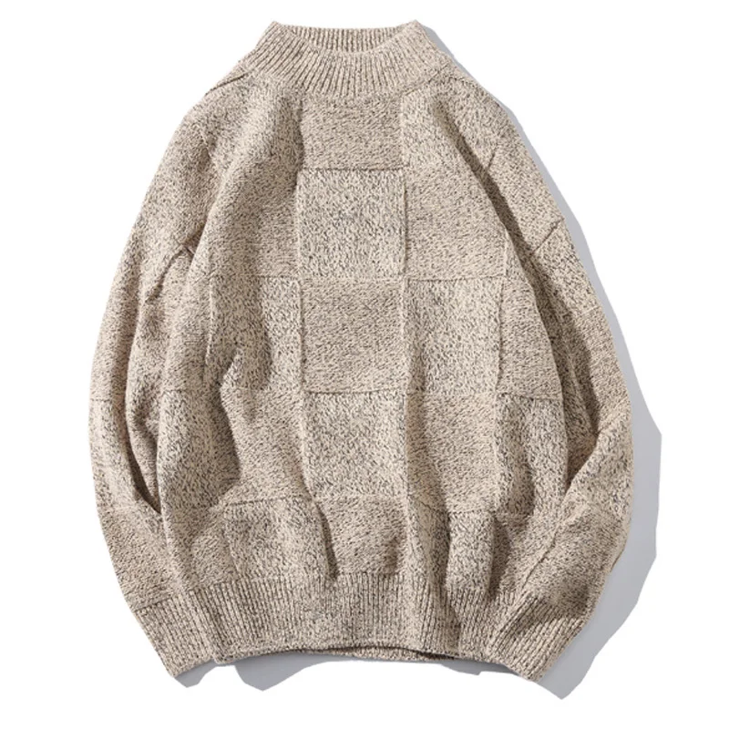 2019 новый свитер мужской с круглым вырезом с длинным рукавом толстые теплые зимние пуловеры мужской трикотаж модный Повседневный свитер