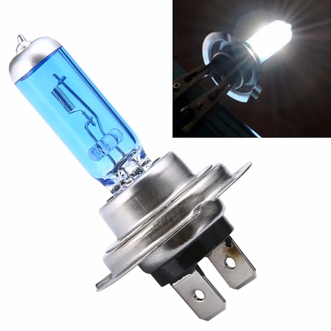 

Treyues 1pc H7 100W 12V Halogen Bulbs Super Xenon White Fog Lights High Power Car Headlight Lamp Car Light Source parking 4000K