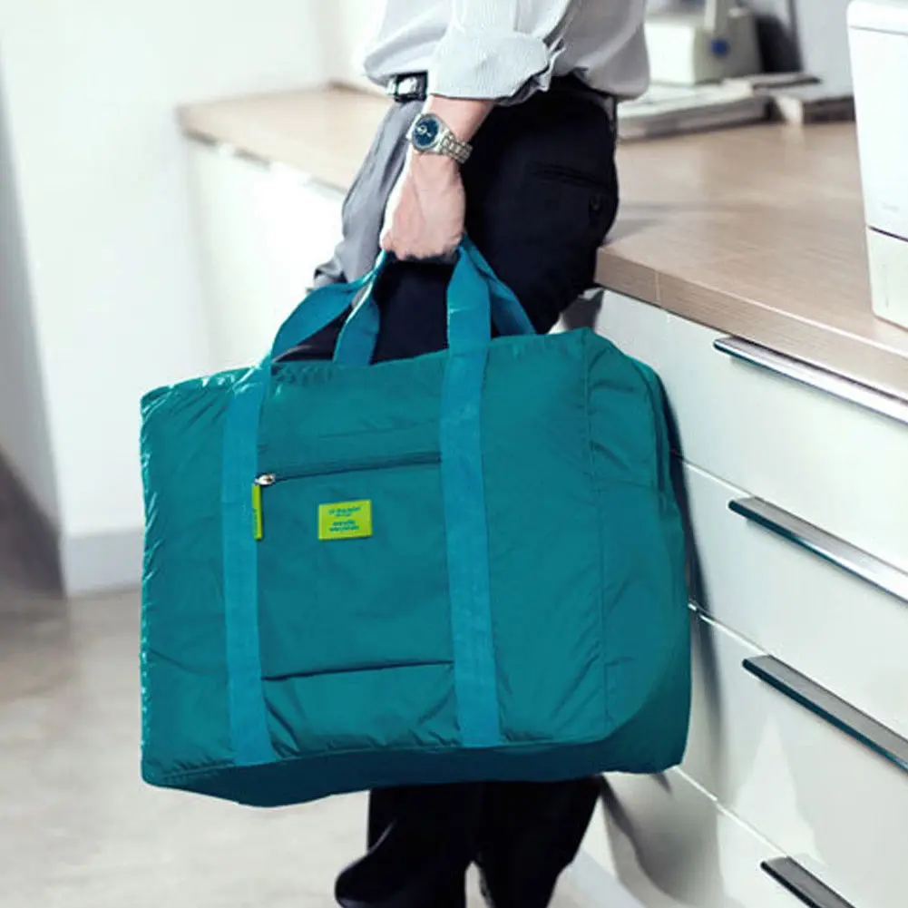 Модная водонепроницаемая сумка для путешествий, большая вместительность, Женская нейлоновая складная сумка, унисекс, мужская сумка для багажа, сумки для путешествий