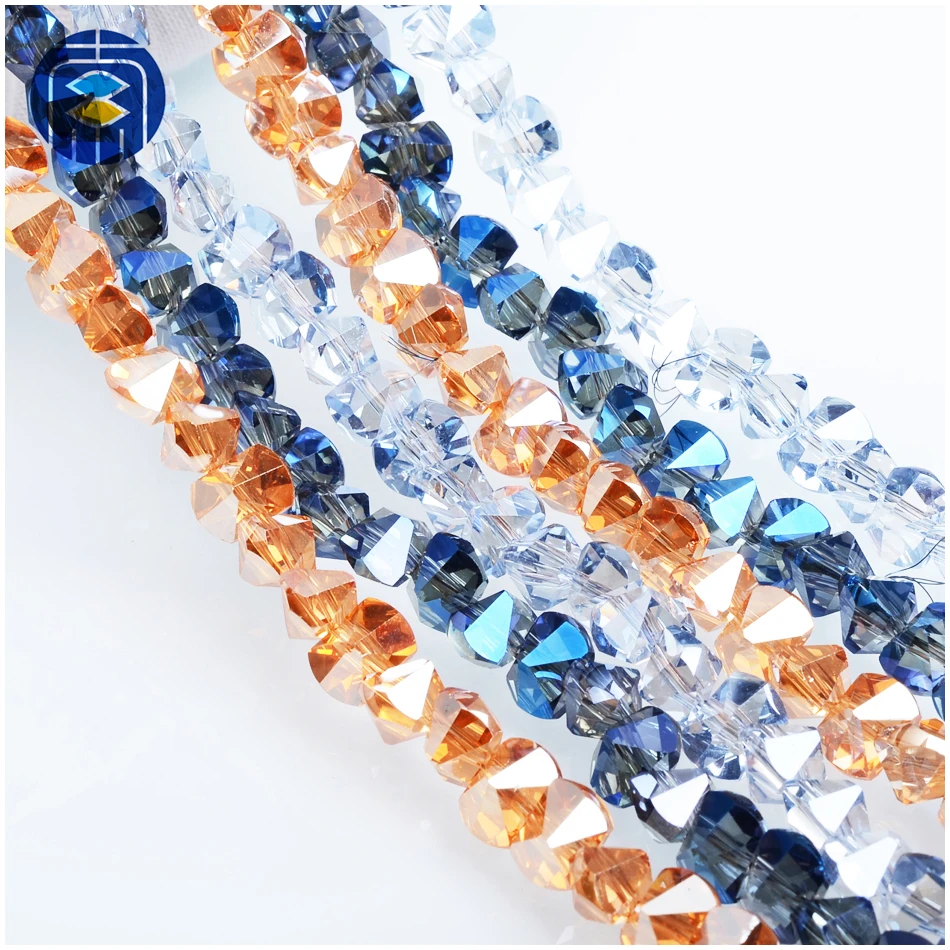 

New Design Crystal Beads 6/8/10mm AB Color Cut Faceted Glass Beads for Bracelet Accessories