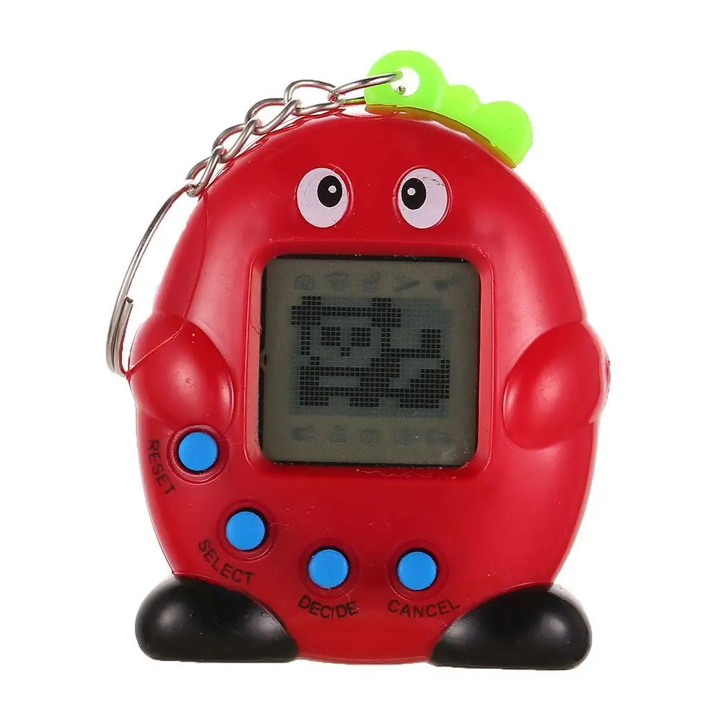 Keychain Child 78inch Virtual Classic Electronic Adult Pet Child Toy etc Tamagotchi Game Machine 0 Tiny 2cm