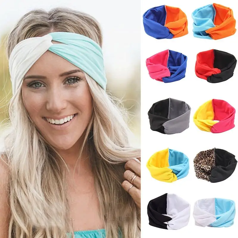 Women's Sweet Cute Color Clocking Wide brimmed Headband Assorted Colors